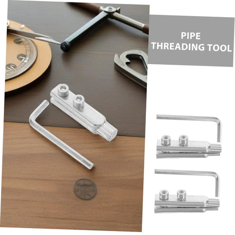 Easy Out Pipe Extractor Tool Set For Removing Broken Faucet Screws And Stripped Water Valve Threads With Stainless Steel Precision Design, stainless steel pipe threading tool and hex key