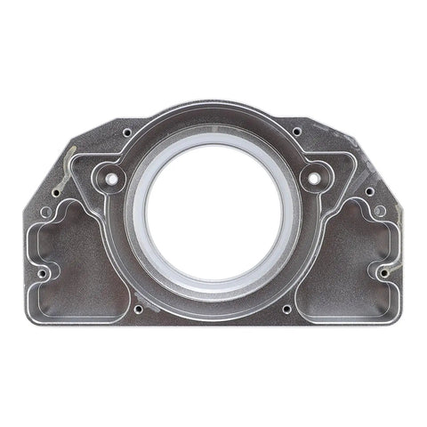 Aluminum Steering Wheel Bracket Bearing Seat for Sim Racing Direct Install Replacement in a Sleek Silver Finish front view