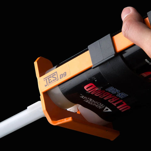 Pro Grade 26 To 1 High Thrust Dual Component Cartridge Gun For 900 Ml Cartridges 2 To 1 Delivers Epoxy And Injection Foam Smoothly And Precisely Easy To Use Heavy Duty Dispenser close-up