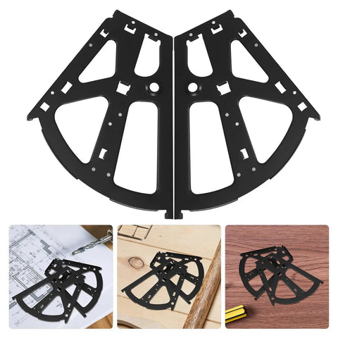 Flip Frame Cabinet Hinges Black Iron Shoe Rack Parts shown in two pieces for home or office use