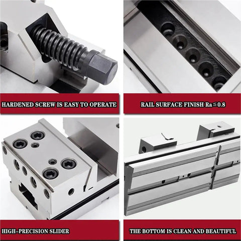 Heavy Duty 4 Inch Bench Vise Killer Grip Built Tough For CNC Milling And Grinding Large Opening Shop Grade clamping features and parts.