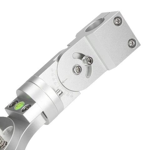 Close-up of Top Rated 35mm Plasma Torch Clamp With Anti Collision Fixture And 360 Degree Free Shaking Aluminum Alloy Structure for CNC machines.