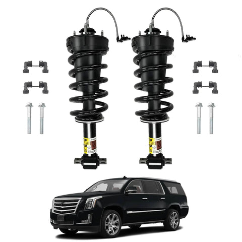 2 Pcs Front Struts Absorber Assembly With Magnetic Spring For Cadillac Escalade ESV Suburban Tahoe GMC Yukon 1500 2015 2020
