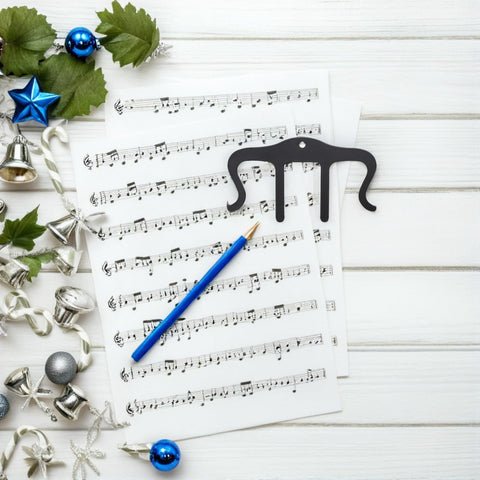 Heavy Duty Metal Music Book Clips For Piano Sheet Music Holder Black Gentle On Pages Universal Fit For Scores Books Or Notebooks Your Must Have Go To Clip Set To Keep Pages Open And Secure During Practice Or Performance black metal clip on piano sheet music