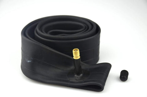 Beefed Up Heavy Duty 20 Inch Bike Inner Tubes 20x2.125 To 20x2.40 showing coiled tube with 32mm Schrader valve
