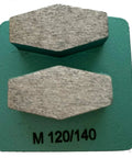 Set Of 9 Pro Grade Diamond Grinding Discs For PG Floor Grinders Concrete Floor Surface Prep 120 And 140 Grit