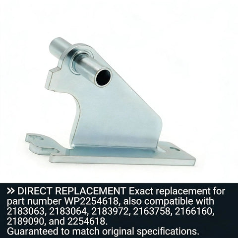 Center Door Hinge Replacement For Refrigerator Direct Fit Easy Install For Models WRT311FZDW WRT318FZDW metal component