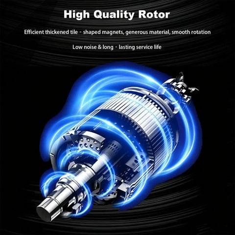 Kick Ass Brushless Differential Motor For Electric Trike And Go Kart Vehicle Featuring Pure Copper Coils 16T Gear Shaft 60V 1500W Diy Custom Build high quality rotor with efficient design and smooth rotation