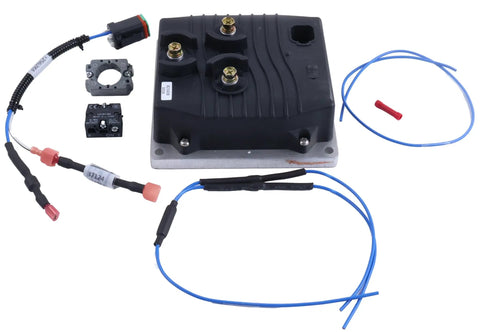 Heavy Duty Motor Controller Kit Replacement For Genie Boom Lift Tz-34 20 And Tz-50 30 with wiring connections and modules.