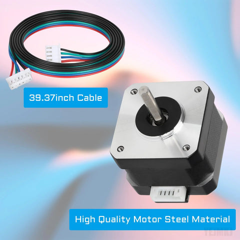 Nema 17 Stepper Motor 33mm for CNC and 3D Printing with cable