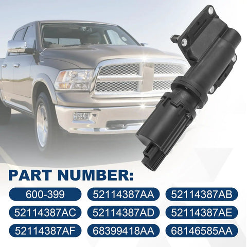 Front Differential Lock Actuator Replacement For 2011-2021 Ram 1500 4x4 And 2006-2010 Dodge Ram 1500 Classic 4WD with part numbers
