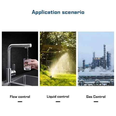 Application scenario for Energy Saving Direct Acting Normally Closed Water Solenoid Valve For One Eighth Inch One Quarter Inch One Half Inch And Three Quarter Inch Lines For Water Oil And Air AC 220V Or DC 24V With Color 2W50050 in sink, spray, plant