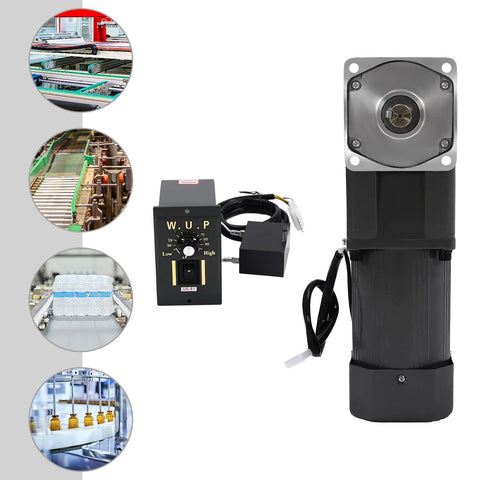 heavy duty industrial gear motor with 36Nm gearbox and control unit, perfect for conveyor and packaging applications