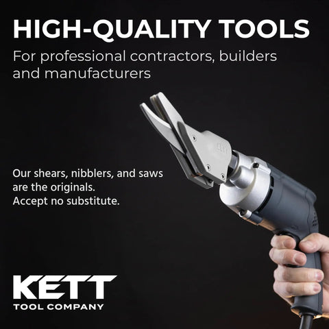 Powerful Electric Shears That Slice Through Five Eighths Inch Thick Fiber Cement Siding And Backerboard Like A Hot Knife Through Butter With Two Thousand Five Hundred Rpm Motor.