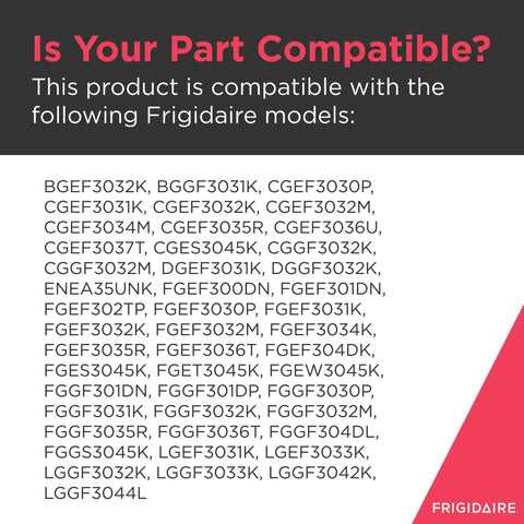 Compatibility list for Oven Door Handle Replacement For Electric Ranges And Stoves 316544501 White Easy Install Durable Kitchen.