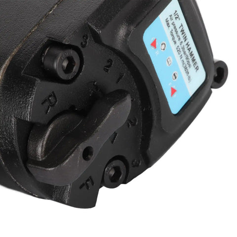 1/2 Inch Pneumatic Air Impact Wrench Featuring Double Hammer Mechanism And Five Position Torque Control For Professional Auto Repair showing detachable torque adjustment mechanism.