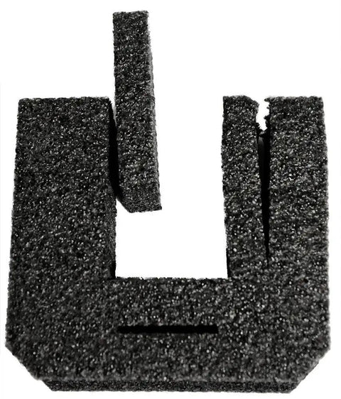 Heavy Duty Television Edge Protectors With Corrugated Slots Pack Of Forty Eight Eight By Seven Inch Tough As Nails Polyethylene Foam Padding showing detailed view of the edge guard.