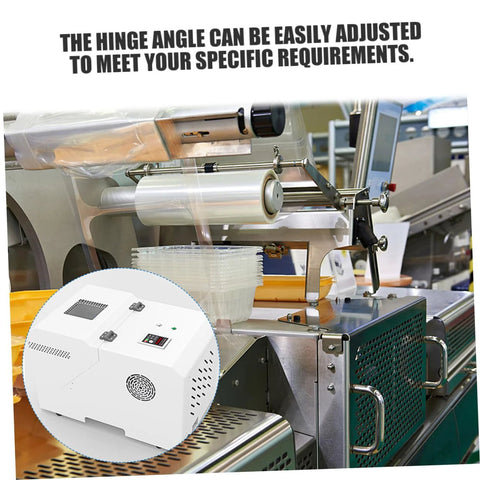 Machinery with adjustable hinge angle for custom setups.