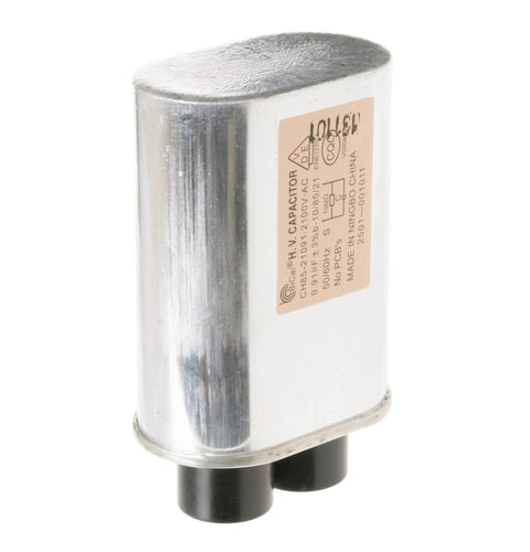 Microwave Capacitor Replacement WB27X10011 Genuine OEM Grade Part with terminals for reliable microwave performance