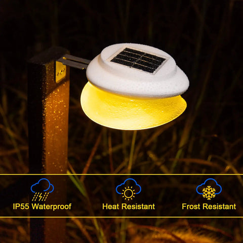 Solar Fence Lights Outdoor Waterproof 8 Pack Stainless Steel 30 LED Railing Post Lights Weatherproof White Lighting