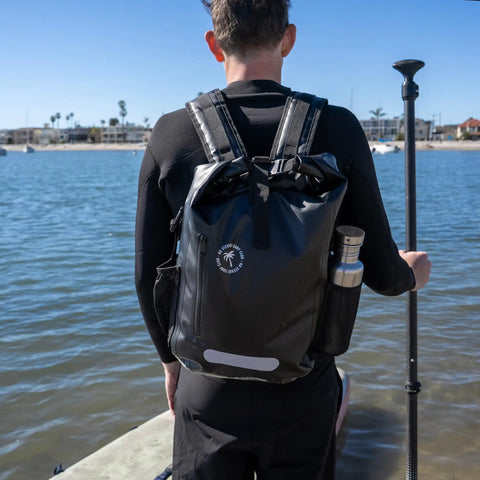25L Waterproof Surf Backpack For Adventure With Roll Top Closure Keeps Gear Dry In Any Weather Built For The Grind On Beach Trips