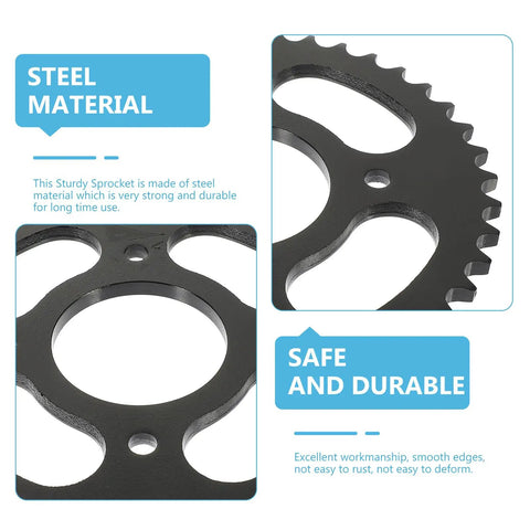 Durable Off Road Motorcycle Rear Sprocket Teeth Steel Protective Chain Gear With Precise Internal Hole Pitch Heavy Duty Replacement