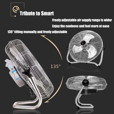 High Velocity Heavy Duty Floor And Wall Mount Fan With Quick Swap Setup Offering Kickin Cold Airflow For Garage Shop Attic Cooling Metal Blades Built Tough adjustable fan design with 135° tilt feature.