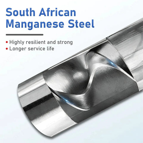 Grain Suction Auger Pump with High Efficiency Screw Conveyor showing South African manganese steel durability