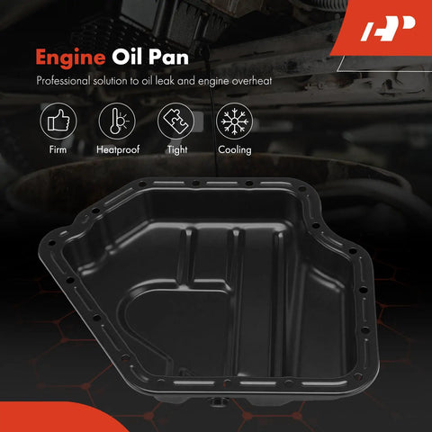 Lower 3.6L Engine Oil Pan Sump With Plug-In Gasket And Bolts for Dodge Grand Caravan and more models