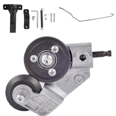 Upgraded Electric Drill Plate Cutter Metal Shear Attachment For Iron Steel Copper Aluminum Sheet Metal Trimming Tool with accessories.