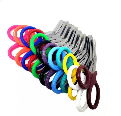 12 Pack Assorted Rainbow Trauma Paramedic Shears 7.5 Inch Stainless Steel Tough As Nails Heavy Duty Scissors For EMTs Nurses Doctors Firefighters And Medical Students Crafting Tailoring More, assorted colors