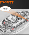 Diagram of a car highlighting the rear wheel hub bearing position for Honda CR-V with ABS, showing installation location.