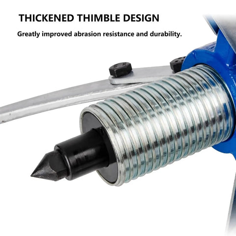 Close-up of thickened thimble design on Heavy Duty Hydraulic Bearing Puller With 20 Ton 44000 Lbs Capacity Tool for durability.