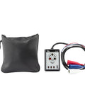 3 Phase Sequence Tester With Color Coded Insulators next to black carrying pouch, electrical tool, for field technicians