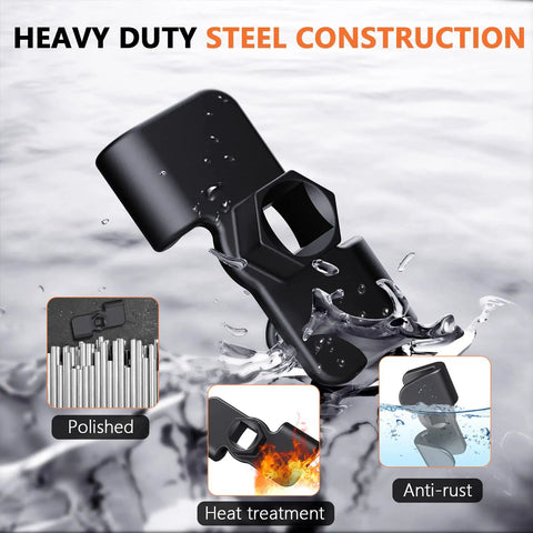 Heavy Duty Wrench Extender For One Half Inch Drive And Twenty One Millimeter Hex Drive Universal Wrench Extension Tool