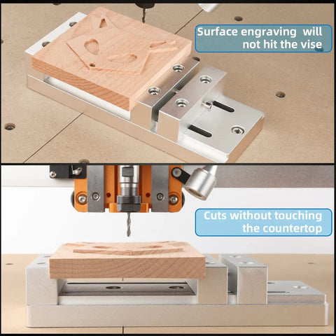 Low Profile Bench Vise and CNC Clamp Work Table For Masuter Pro Masuter 3 3S XE PRO WM 3020 Vasto CNC Router Machines
