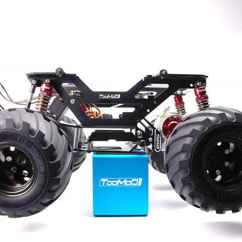 80mm RC Oil Filled Shock Absorber Kit For One Tenth Scale Crawlers Tamiya TRX4 Axial SCX10 D90 off-road upgrades in action