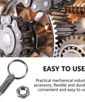 4 Pack Stainless Steel Pull Indexing Plungers With Knobs Rock Solid Heavy Duty Spring Loaded design, showcasing mechanical precision and detail.