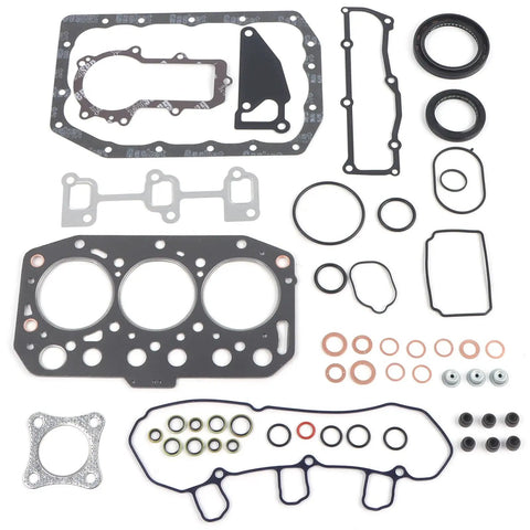 Straight Bolt On 3tnv70 Engine Overhaul Gasket Kit Ym11951501330 for Yanmar with various gaskets for diesel engine maintenance.