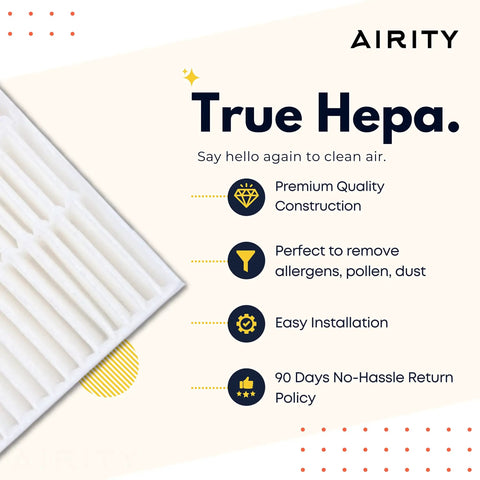 HPA300 Compatible True HEPA Filter Replacement For Air Purifier System, H13 Filtration Captures 99.97 Percent Of Particles