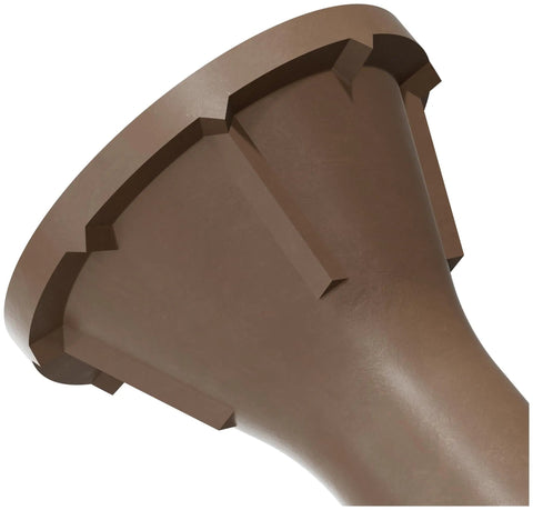 Close-up of Deck Drive Wood Screws Collated 8 By 1 And 5 Eighths Inch Torx T25 6 Lobe Tan For Exterior Decks 2000 Count