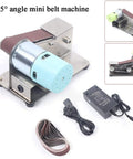Top Notch Mini Belt Sander With Seven Variable Speeds For Wood Metal Stone Tasks Featuring A Rock Solid Fifteen Degree Angle and powerful motor.
