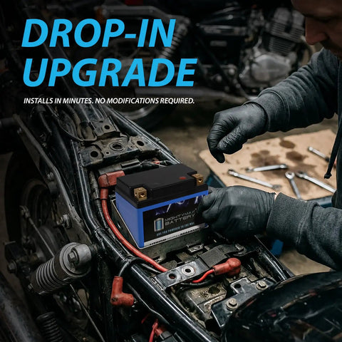 Twenty Pack 150 Amp LifePo4 Lithium Battery Dead Easy Drop In Fit For Polaris Scrambler 50Cc 2001 2002 during installation.