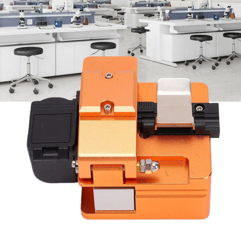 Pro Grade Optical Fiber Cutter Kit 3 In 1 Fixture With Tungsten Blades For Telecom Techs Aluminum Body Handles 250 Micron