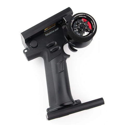 Noble NB4 Plus 2.4GHz 8 Channel RC Transmitter With FGR4B Receiver AFHDS 3 Protocol Remote Controller angled view