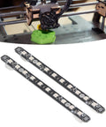 2 Pack 158mm RGB LED Light Bar For 3D Printers DC5V Colorful Light Strip with WS2812B beads and easy mount for Voron