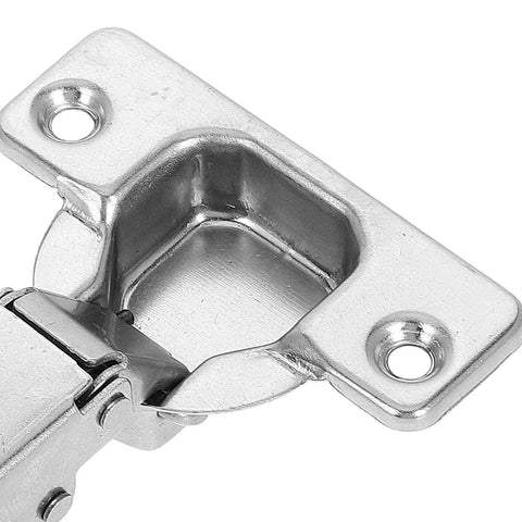 Close-up of Two Pack Soft Closing Concealed Cabinet Hinges for Frameless Cabinets, Steel Construction, Quiet Operation, Easy Install