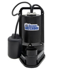 SP-50T Half HP Submersible Sump Pump With Tether Float Switch, durable thermoplastic housing, front view