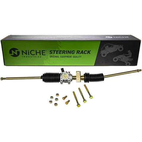Beefed Up Rack And Pinion Steering Gear Box For Polaris Ranger 500 XP 700 EFI with installation hardware and packaging