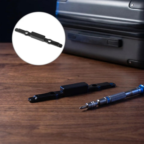 Snag This Heavy Duty Luggage Handle Button Replacement for Telescopic Suitcase Pull Rods and Trolley Bags on wooden surface